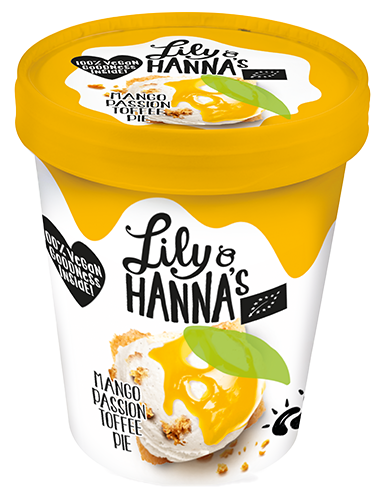 Lily & Hanna's Mango passion toffee pie bio & raw 500ml